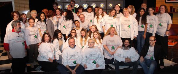 Photo Flash: Brooklyn Cast of THE MOST MISERABLE CHRISTMAS TREE Visits A TASTE OF THINGS TO COME Off-Broadway 