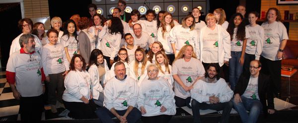 Photo Flash: Brooklyn Cast of THE MOST MISERABLE CHRISTMAS TREE Visits A TASTE OF THINGS TO COME Off-Broadway Image