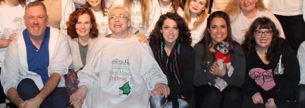 Photo Flash: Brooklyn Cast of THE MOST MISERABLE CHRISTMAS TREE Visits A TASTE OF THINGS TO COME Off-Broadway Image