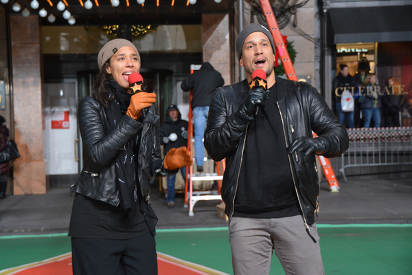 Photo Coverage: Casts of CATS, WAITRESS & More Rehearse for the Macy's Thanksgiving Day Parade! Image