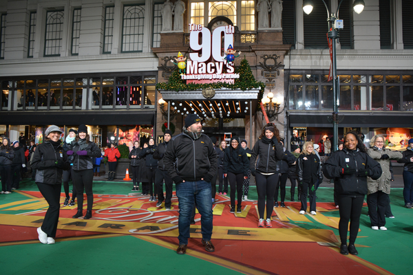 Photo Coverage: Casts of CATS, WAITRESS & More Rehearse for the Macy's Thanksgiving Day Parade!  Image