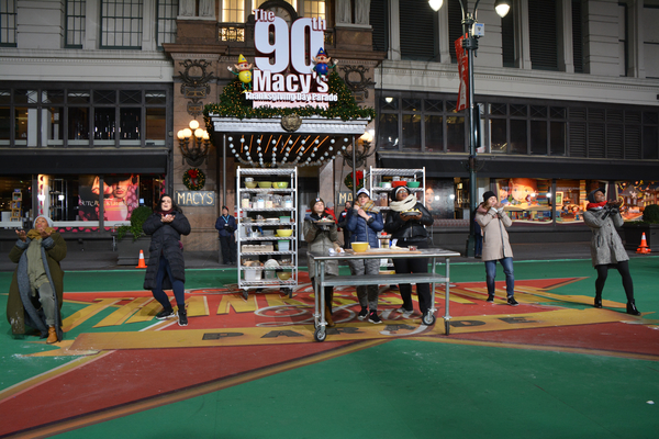 Photo Coverage: Casts of CATS, WAITRESS & More Rehearse for the Macy's Thanksgiving Day Parade! Image