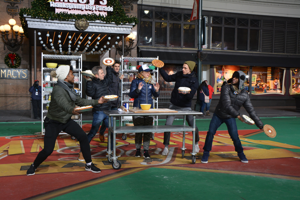Photo Coverage: Casts of CATS, WAITRESS & More Rehearse for the Macy's Thanksgiving Day Parade! Image