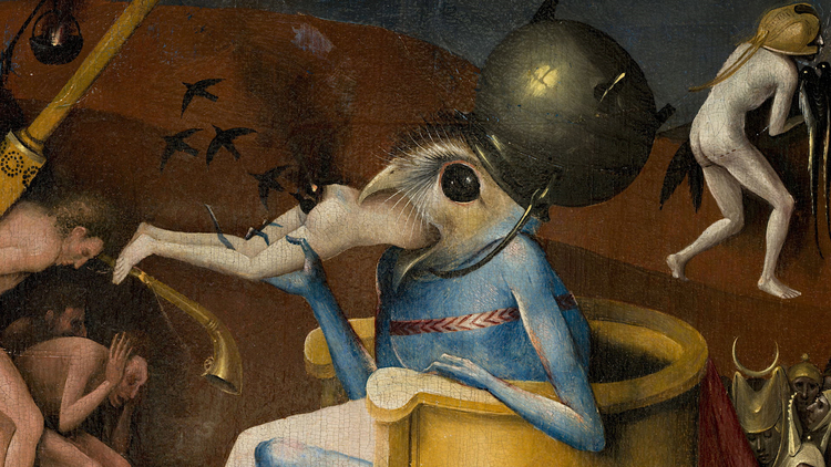 Detail from The Garden of Earthly Delights circa 1494,1516