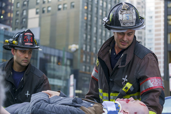 Photo Flash: First Look - NBC's CHICAGO FIRE Celebrates Milestone 100th Episode 