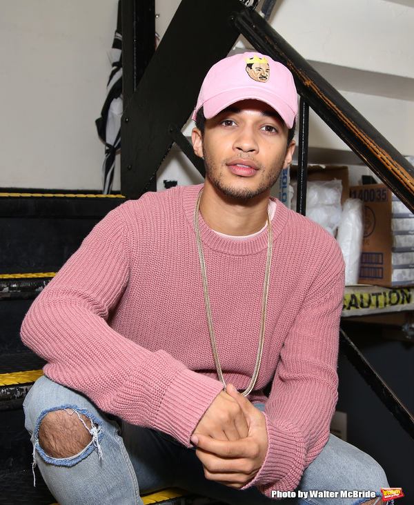 Exclusive Photo Coverage: Hangin' Backstage with HAMILTON's Newest Cast Member- Jordan Fisher!  Image