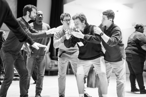 Photo Flash: In Rehearsal with Greg Wood and More for A CHRISTMAS CAROL at McCarter Image