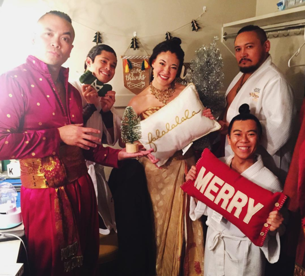 Photo Flash: FROZEN Receives a Special Visit, KING AND I Gets Merry, and More Saturday Intermission Pics! Image