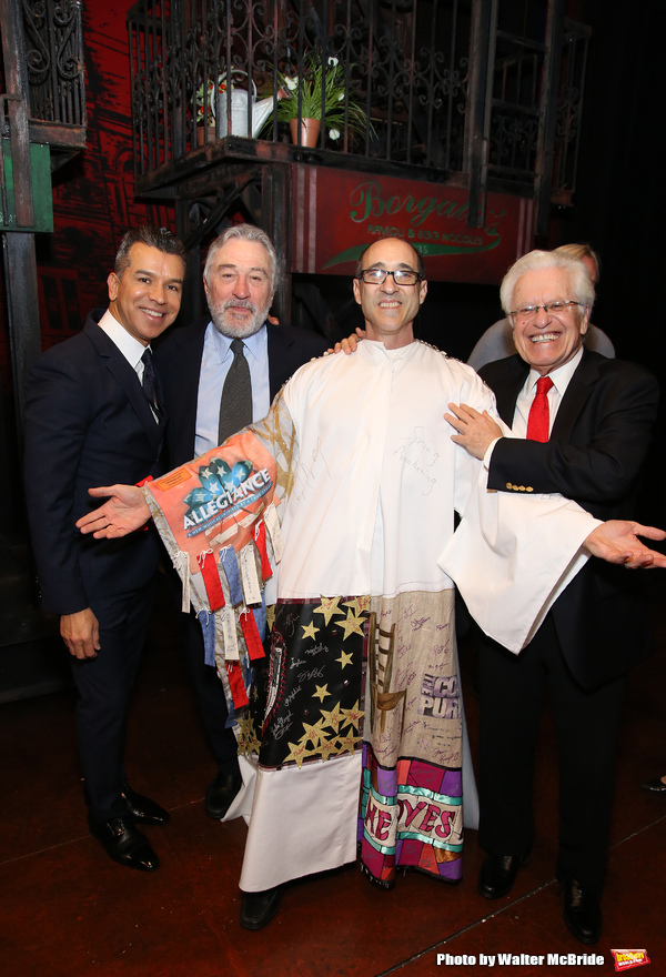 Sergio Trujillo, Robert De Niro, Jonathan Brody and Jerry Zaks  Photo