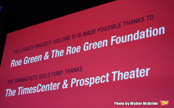 Photo Coverage: Dramatists Guild Fund Presentation of THE LEGACY PROJECT VOLUME III Image