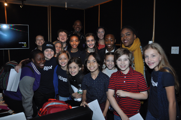 Exclusive Photo Coverage: The Kids of MATILDA Ring in the New Year for Carols For A Cure Image