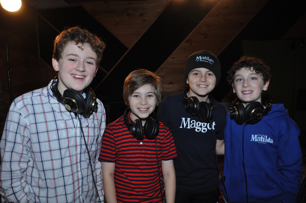 Exclusive Photo Coverage: The Kids of MATILDA Ring in the New Year for Carols For A Cure Image