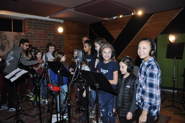Exclusive Photo Coverage: The Kids of MATILDA Ring in the New Year for Carols For A Cure Image