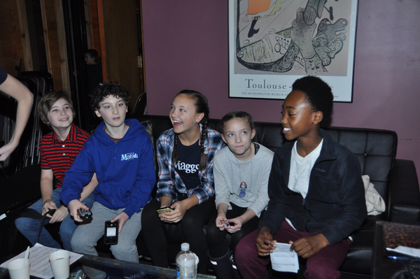 Exclusive Photo Coverage: The Kids of MATILDA Ring in the New Year for Carols For A Cure Image