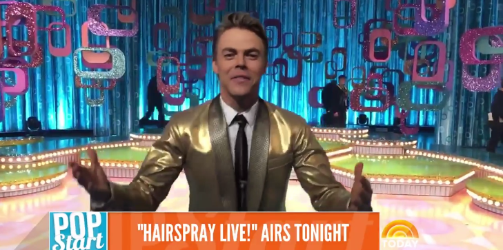 VIDEO: HAIRSPRAY LIVE!'s Derek Hough Sends Message from Cast's Final Run-Through Image