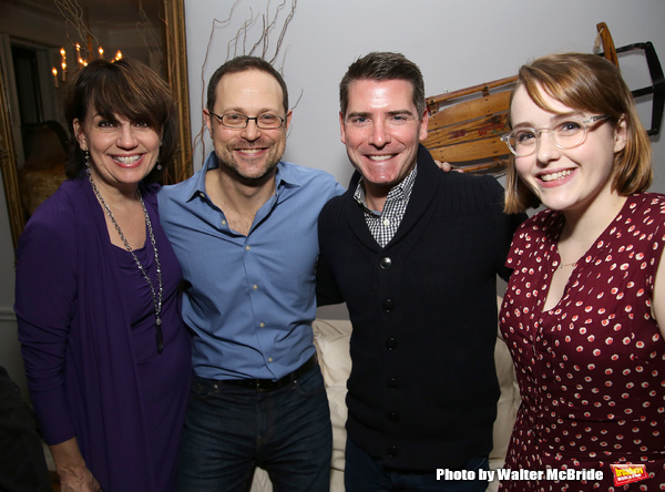 Beth Leavel, Matthew Sklar, Chad Beguelin and Caitlin Kinnunen attends the Dramatists Photo