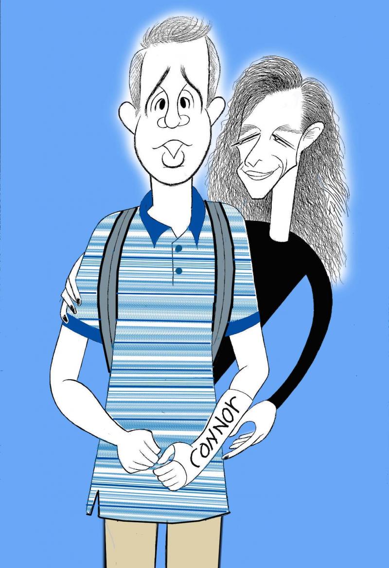 BWW Exclusive: Ken Fallin Draws the Stage - DEAR EVAN HANSEN Image