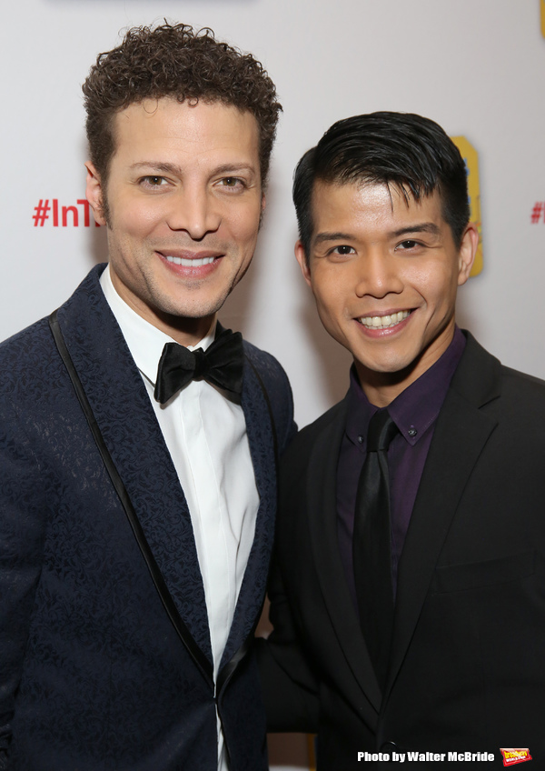 Justin Guarini and Telly Leung  Photo