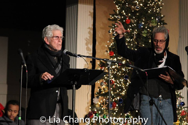 Tony Roberts as Scrooge and Andrew Greenway as Marley's Ghost Photo