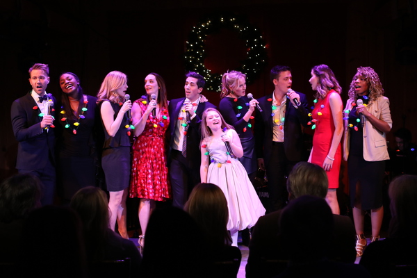 Photo Flash: Jarrod Spector, Julia Murney, and More Celebrate the Holidays with Broadway Dreams Image