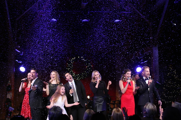 Photo Flash: Jarrod Spector, Julia Murney, and More Celebrate the Holidays with Broadway Dreams Image