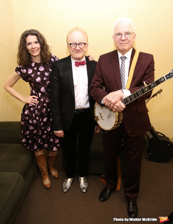 Peter Asher, Edie Brickell and Steve Martin  Photo
