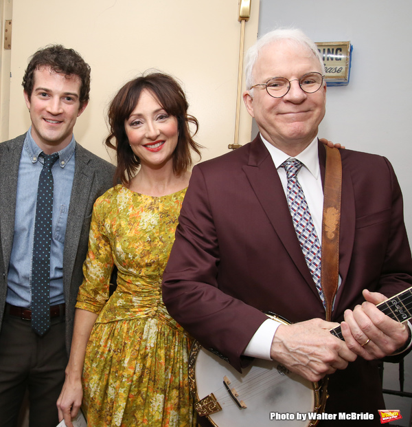 A.J. Shively, Carmen Cusack and Steve Martin  Photo