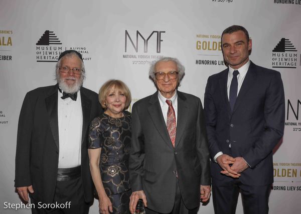 Zalmen Mlotek, Bryna Wasserman, Sheldon Harnick, Liev Schreiber Photo