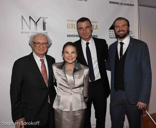 Sheldon Harnick, Tovah Feldshuh, Liev Schreiber Photo