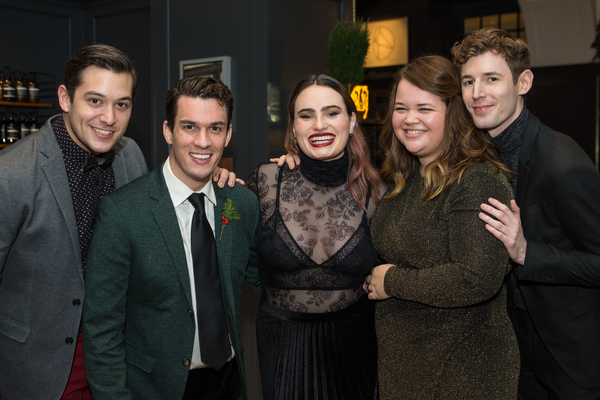 Photo Flash: Jenna Ushkowitz, Max von Essen, Laura Osnes and More Attend Broadway Style Guide's 2016 Holiday Soiree Image
