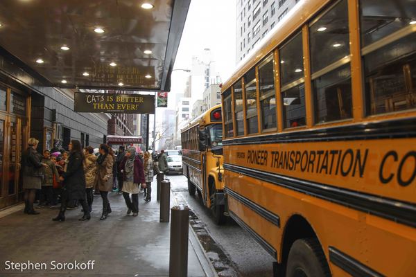 Photo Coverage: Kids Wait Outside To Go INSIDE BROADWAY at CATS 