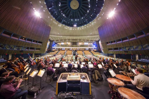 Photo Flash: Alan Gilbert and the New York Philharmonic Perform at United Nations Image