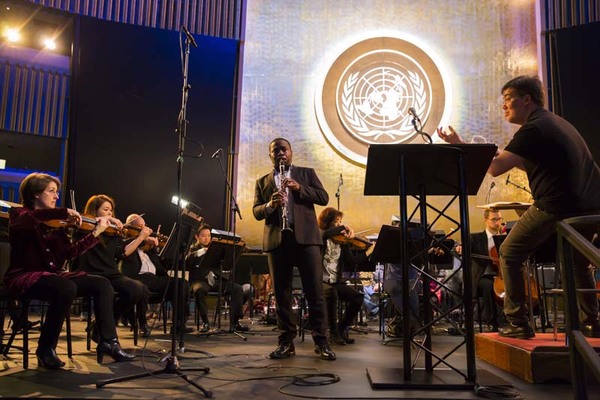 Photo Flash: Alan Gilbert and the New York Philharmonic Perform at United Nations Image