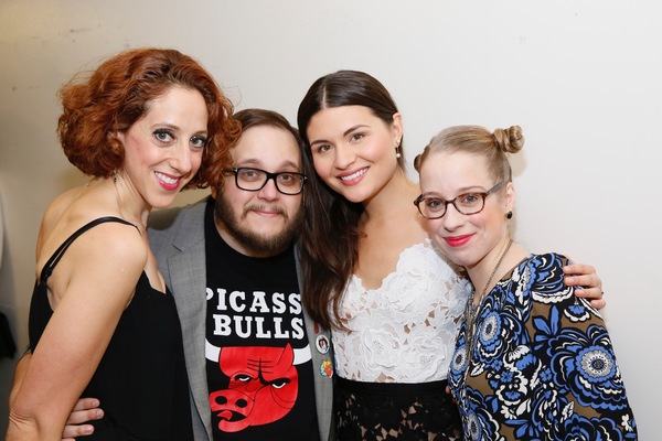 From left, cast members Alison Cimmet, Randy Blair, Phillipa Soo and Alyse Alan Louis Photo