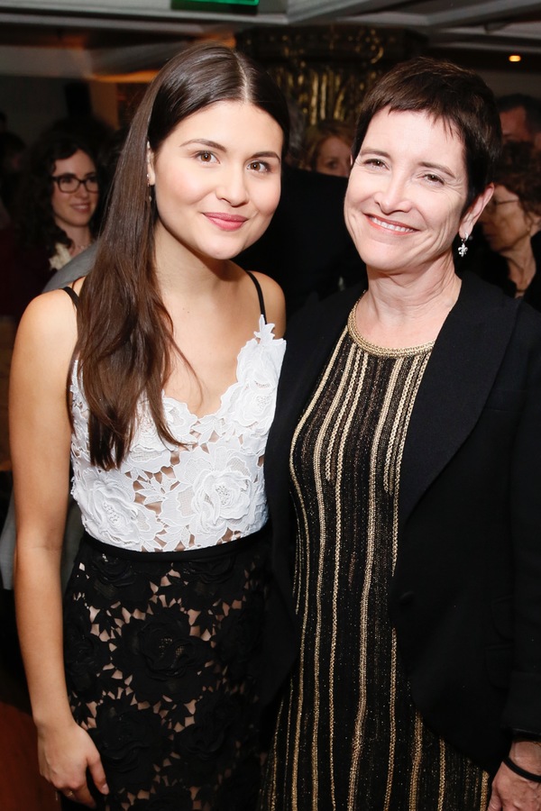 From left, cast member Phillipa SooÂ and Center Theatre Group Board President Kiki  Photo