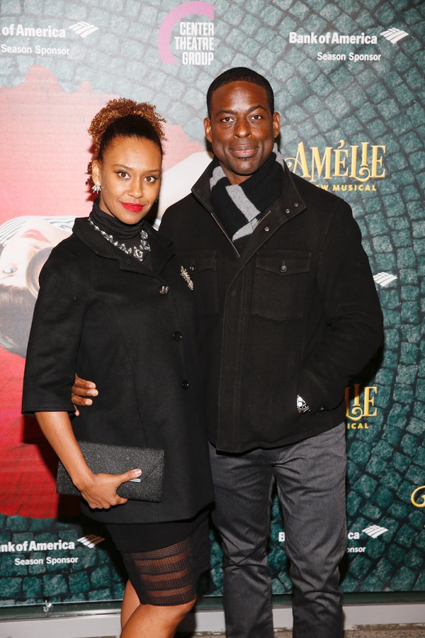 From left, actors Ryan Michelle Bathe and Sterling K. Brown arrive for the opening ni Photo