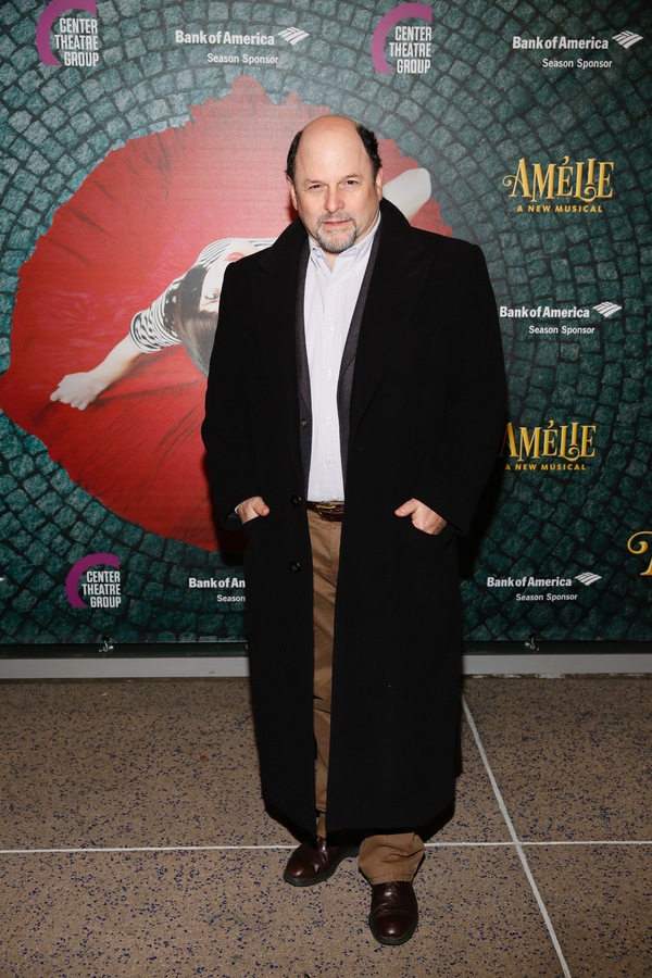 Actor Jason Alexander arrives for the opening night performance of "AmÃ©lie, A New  Photo