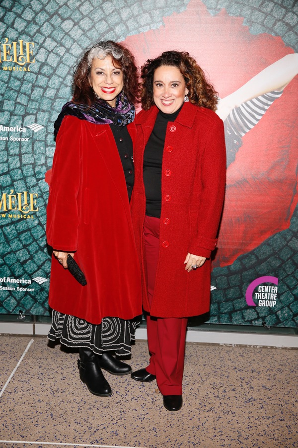 From left, actors Rose Portillo and Eileen Galindo arrive for the opening night perfo Photo