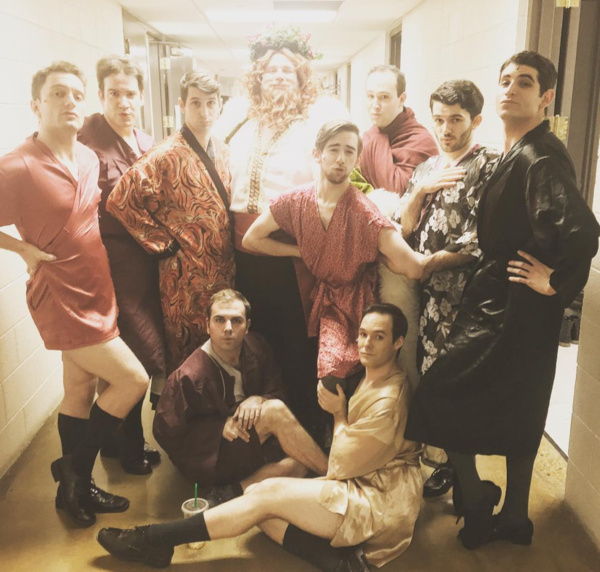 Photo Flash: CHARLIE Winds Down, SWEET CHARITY Boys Welcome a New Member, and More Saturday Intermission Pics! Image