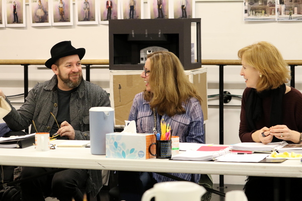 Kristian Bush, Playwright Janece Shaffer, and  Susan V. Booth Photo