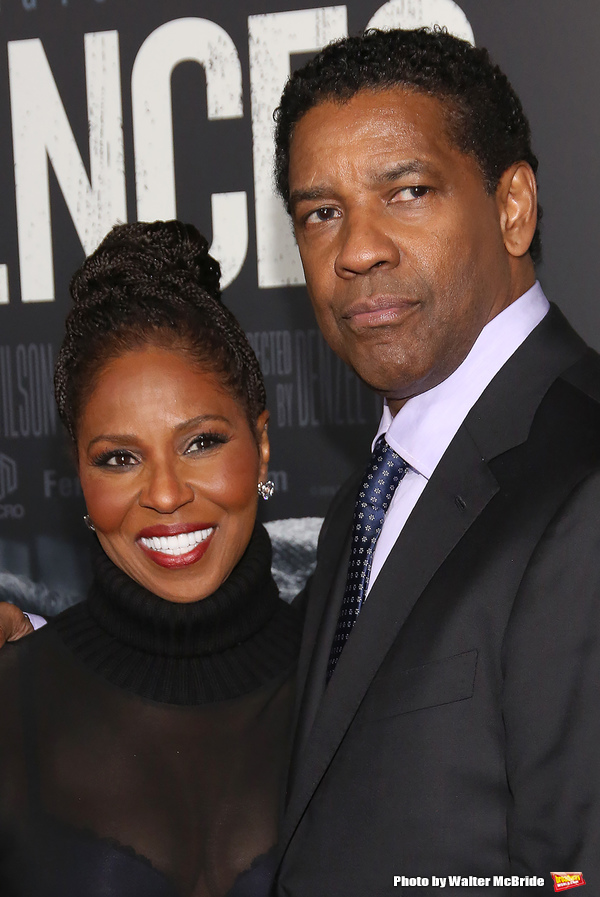 Pauletta Washington and Denzel Washington Photo