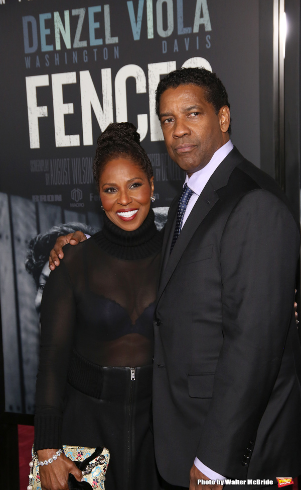 Photo Coverage: Denzel Washington & Viola Davis Walk the Red Carpet for FENCES NYC Premiere 