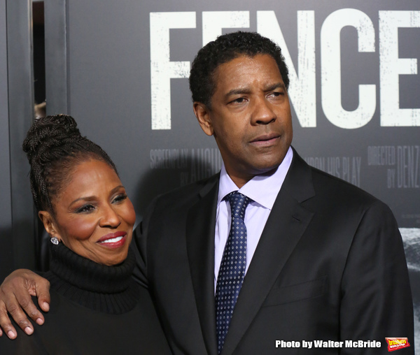 Pauletta Washington and Denzel Washington Photo