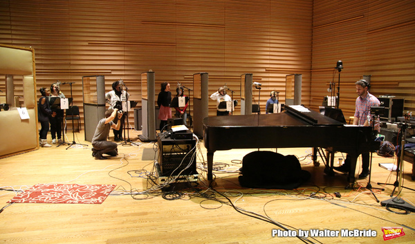 Photo Coverage: In the Recording Studio with the Cast of FREAKY FRIDAY! Image