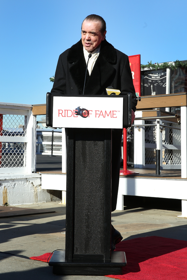 Photo Flash: A BRONX TALE's Chazz Palminteri Tells 'Bus' Tales as 50th Inductee into the Ride of Fame Image