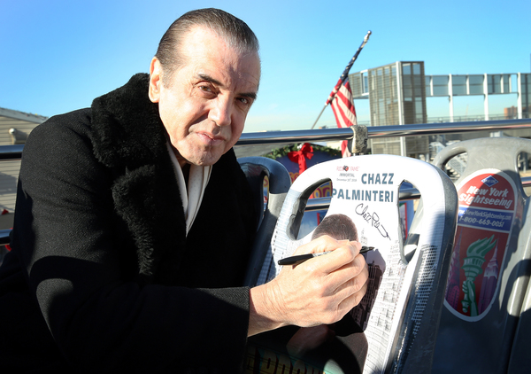 Photo Flash: A BRONX TALE's Chazz Palminteri Tells 'Bus' Tales as 50th Inductee into the Ride of Fame Image