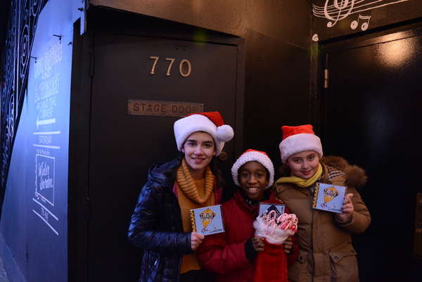 Photo Flash: Stars of YOU'RE A GOOD MAN, CHARLIE BROWN Spread Holiday Cheer Across the Great White Way 
