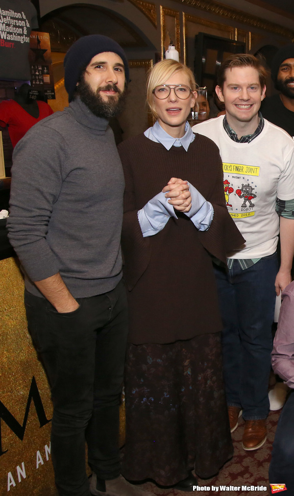 Josh Groban, Cate Blanchett, Rory O'Malley  Photo
