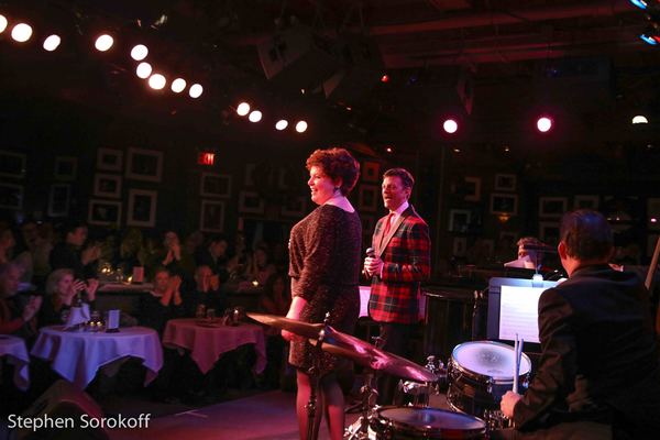 Photo Coverage: Santa Swings Into Birdland With A Early Present - Blackhurst, Caruso and Stritch Image