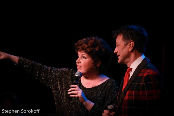 Photo Coverage: Santa Swings Into Birdland With A Early Present - Blackhurst, Caruso and Stritch Image
